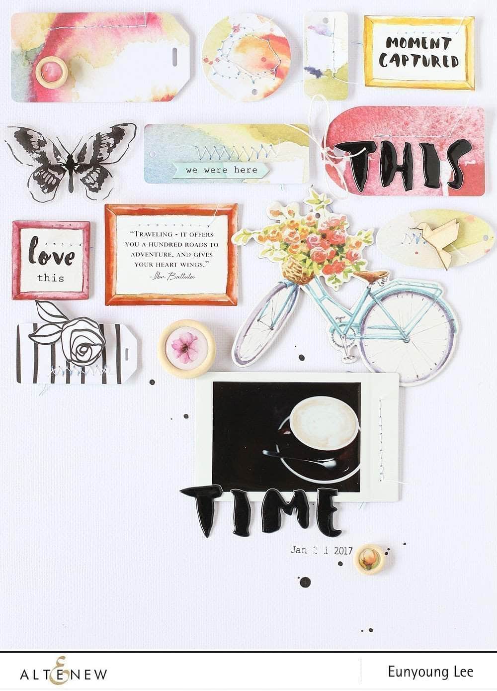 Photocentric Clear Stamps Handmade Tags Stamp Set
