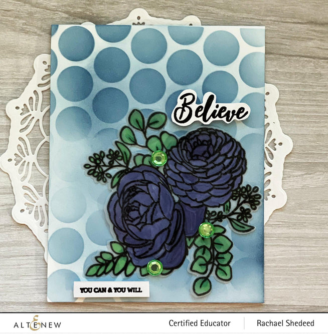 Photocentric Clear Stamps Happy Petals Stamp Set