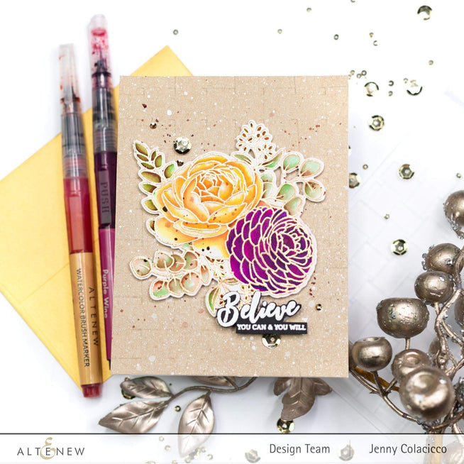 Photocentric Clear Stamps Happy Petals Stamp Set
