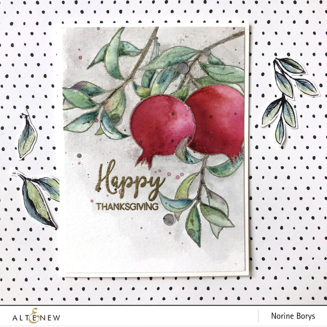 Photocentric Clear Stamps Happy Pomegranates Stamp Set