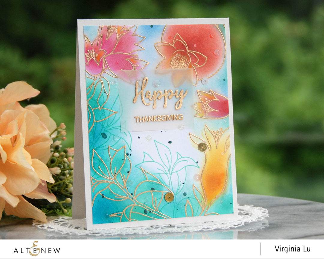 Photocentric Clear Stamps Happy Pomegranates Stamp Set