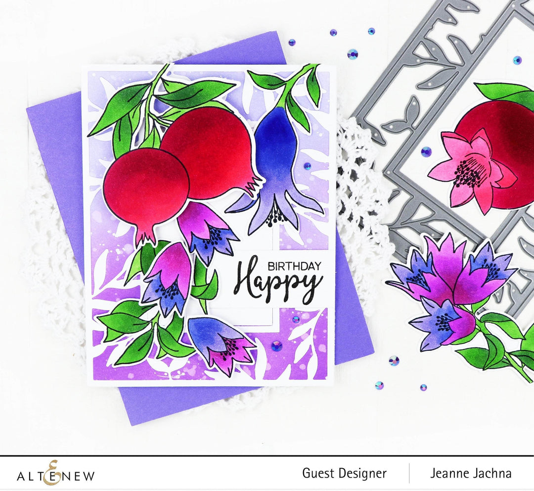 Photocentric Clear Stamps Happy Pomegranates Stamp Set