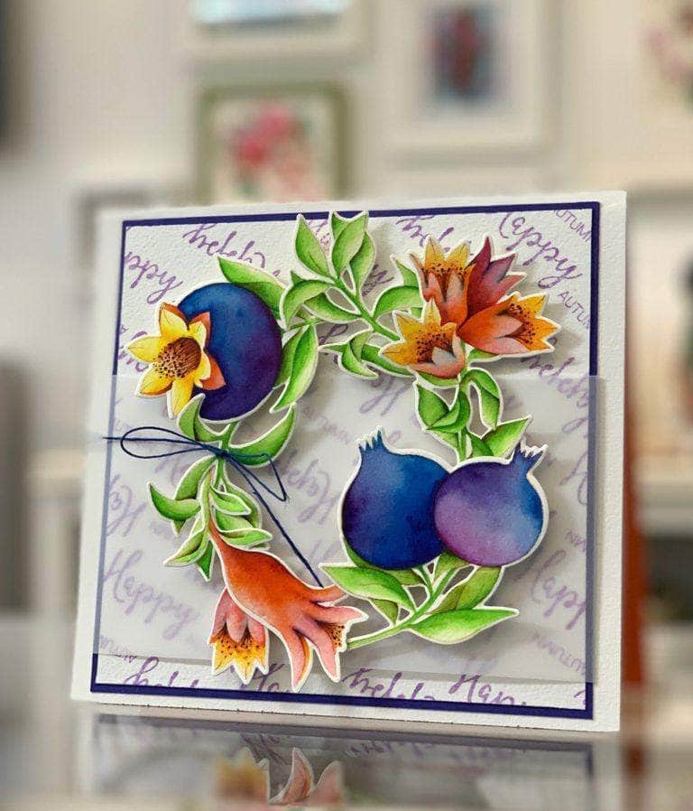 Photocentric Clear Stamps Happy Pomegranates Stamp Set