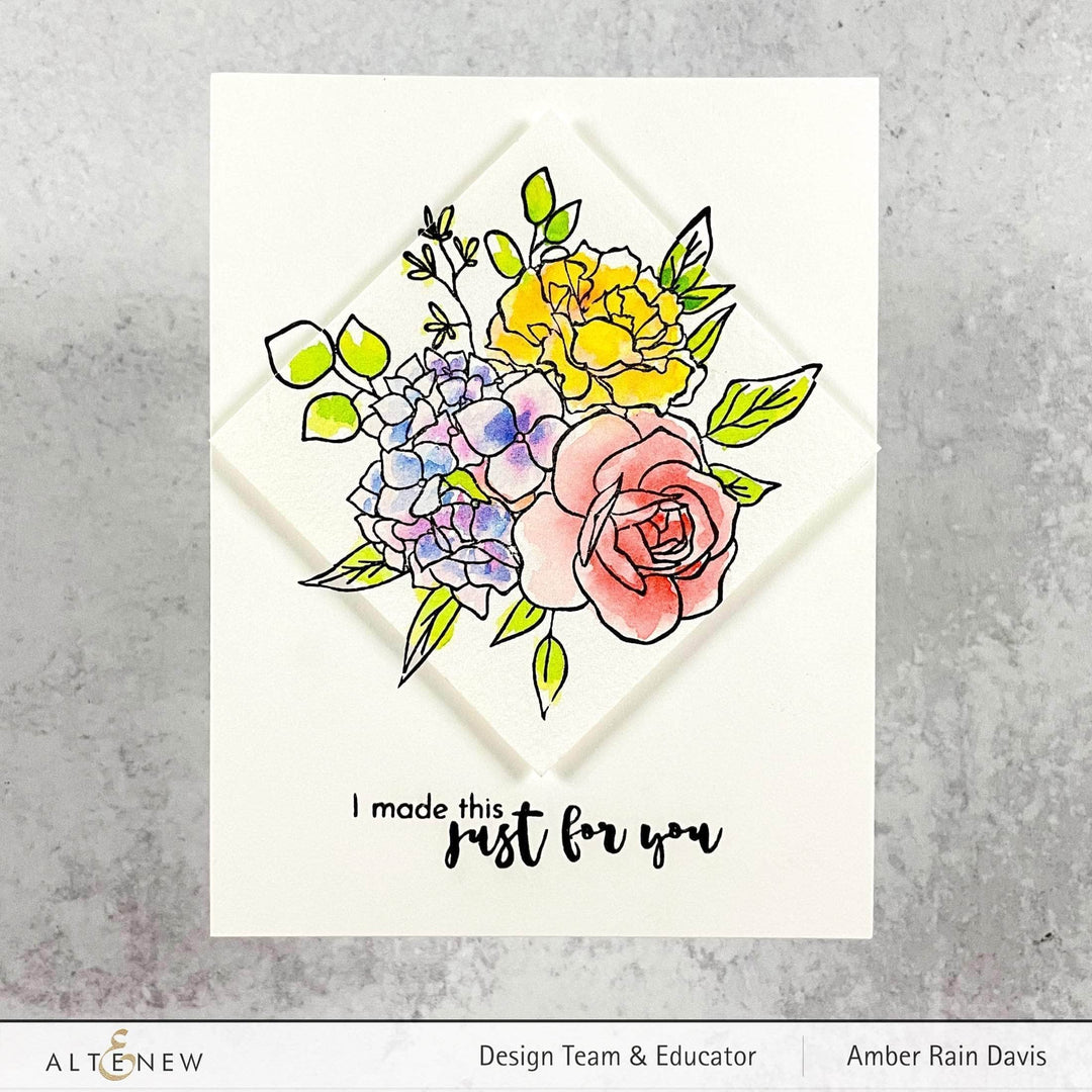Photocentric Clear Stamps Inky Bouquet Stamp Set