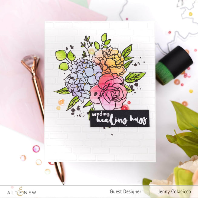 Photocentric Clear Stamps Inky Bouquet Stamp Set