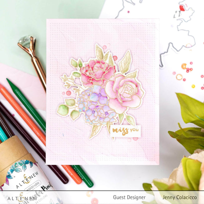 Photocentric Clear Stamps Inky Bouquet Stamp Set