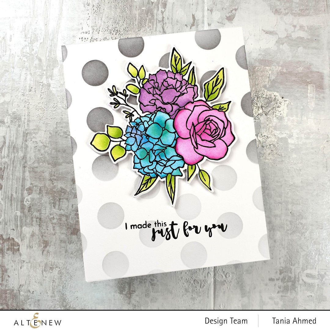 Photocentric Clear Stamps Inky Bouquet Stamp Set