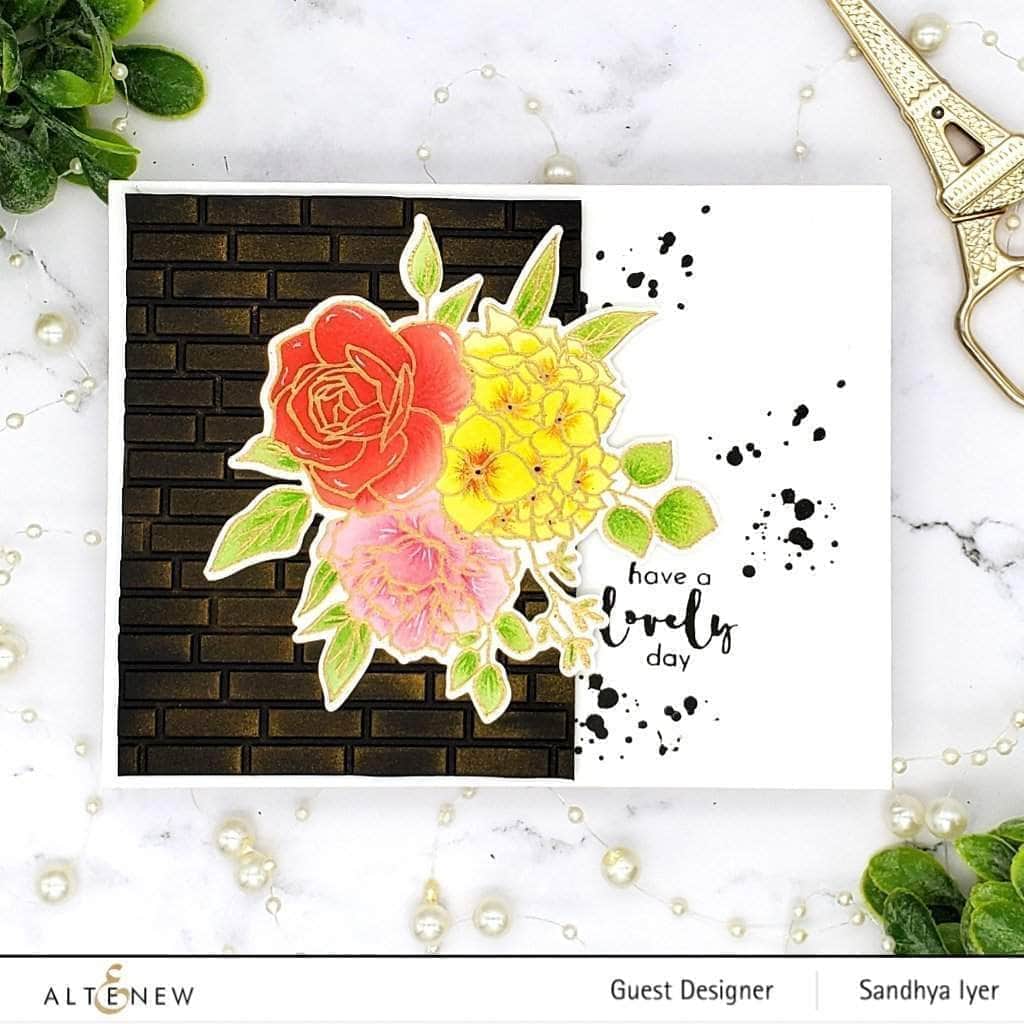 Photocentric Clear Stamps Inky Bouquet Stamp Set