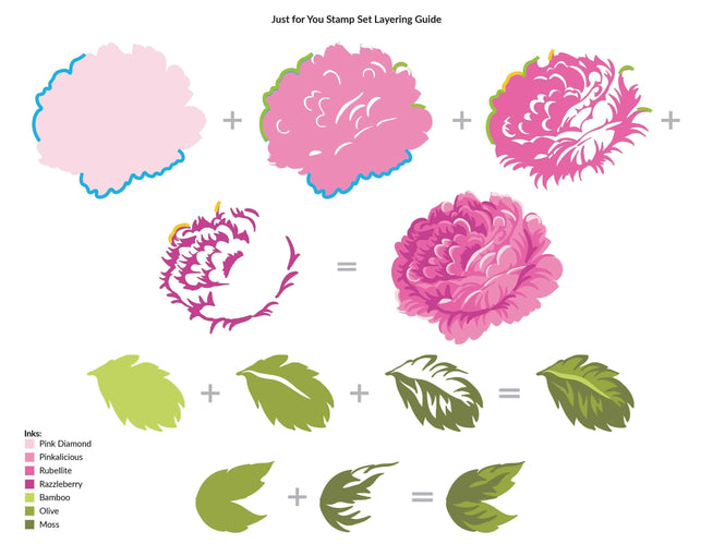 Photocentric Clear Stamps Just For You Stamp Set
