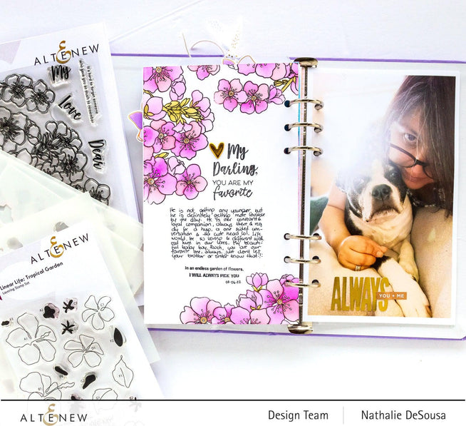 Photocentric Clear Stamps Linear Life: Tropical Garden Stamp Set