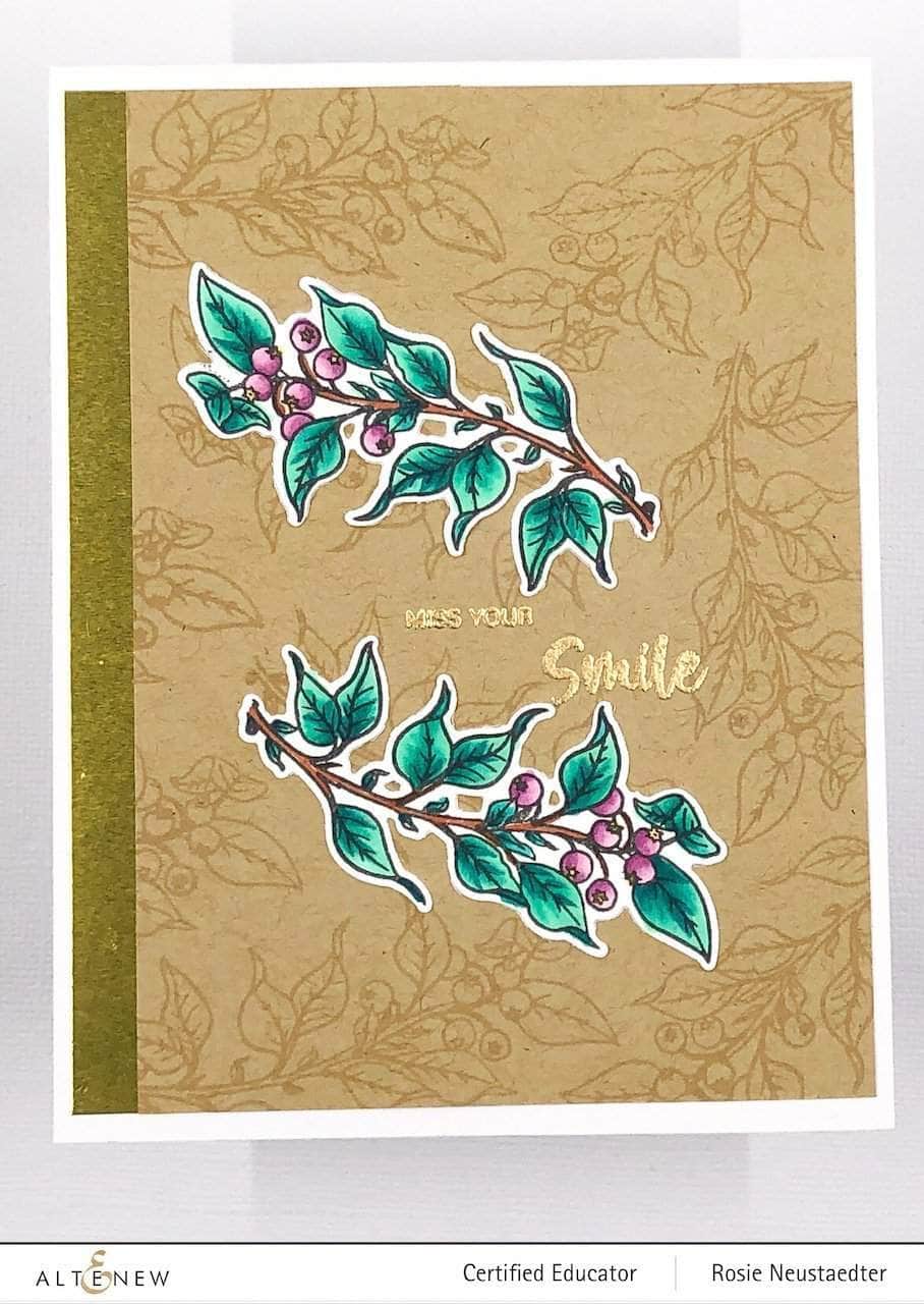 Photocentric Clear Stamps Lingonberry Branch Stamp Set