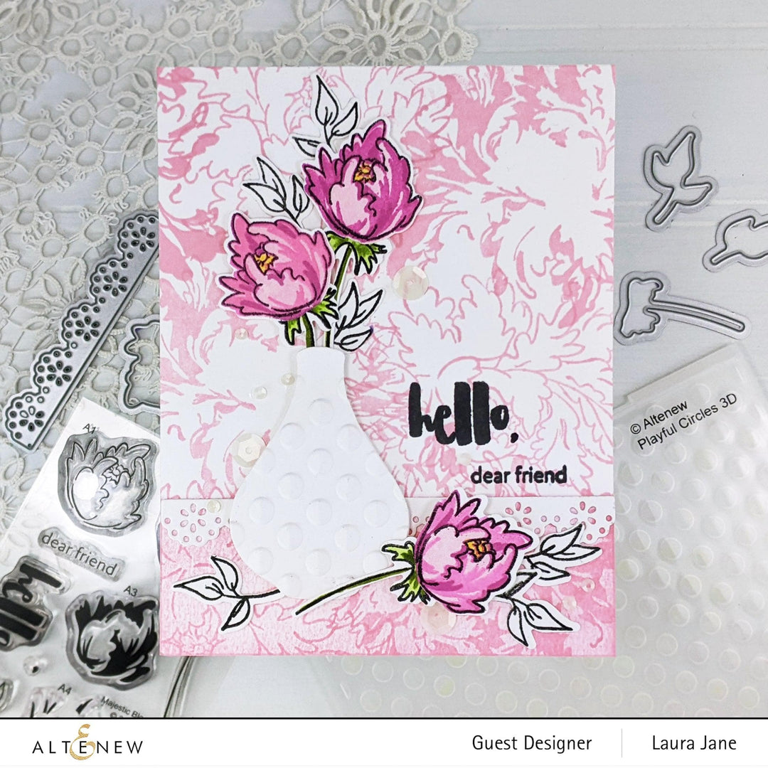 Photocentric Clear Stamps Majestic Bloom Add-On Stamp Set