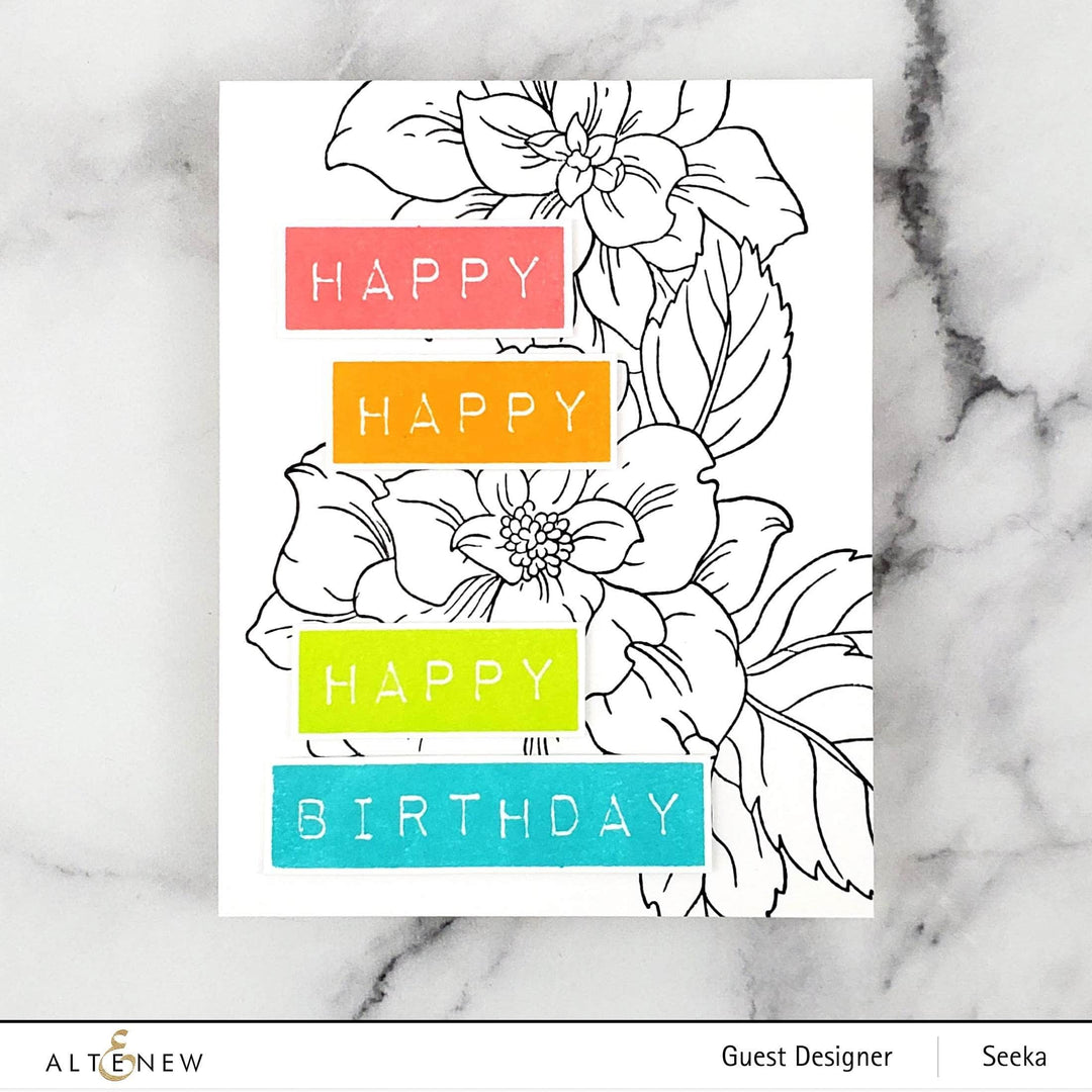 Photocentric Clear Stamps Mega Label Love Stamp Set