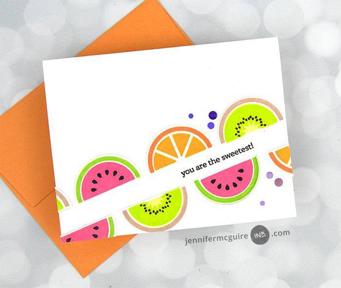 PMA Industries, Inc. Clear Stamps Mod Fruit Bowl Stamp Set