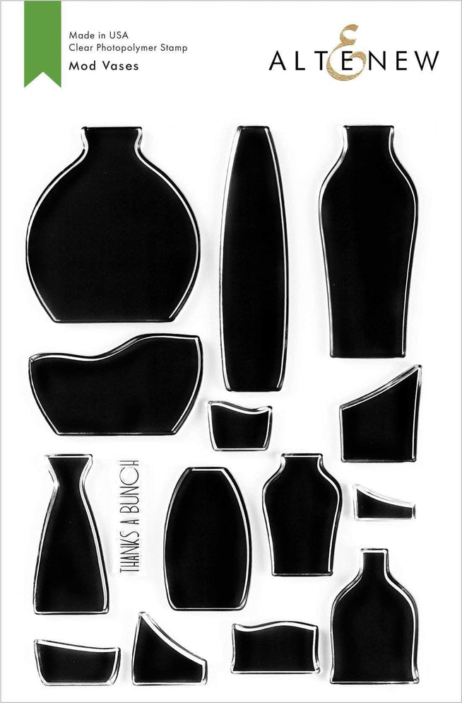 Photocentric Clear Stamps Mod Vases Stamp Set