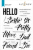Photocentric Clear Stamps Modern Hello Stamp Set