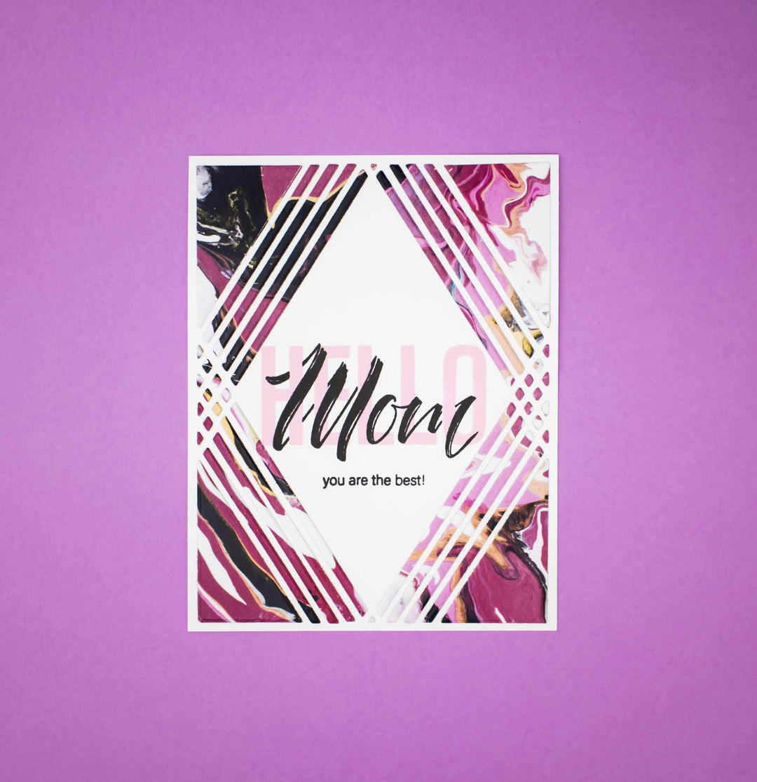 Photocentric Clear Stamps Modern Hello Stamp Set