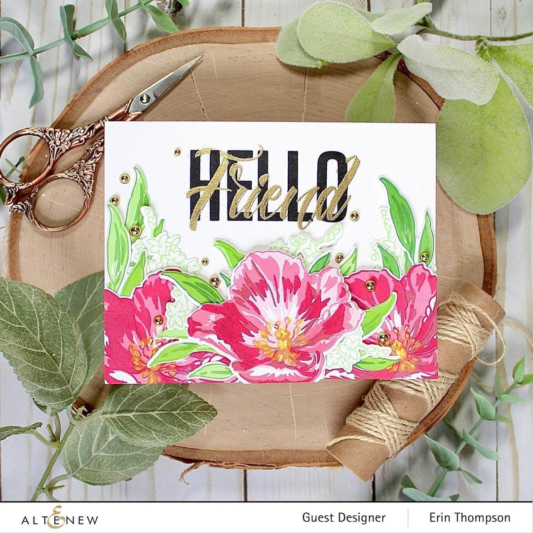 Photocentric Clear Stamps Modern Hello Stamp Set
