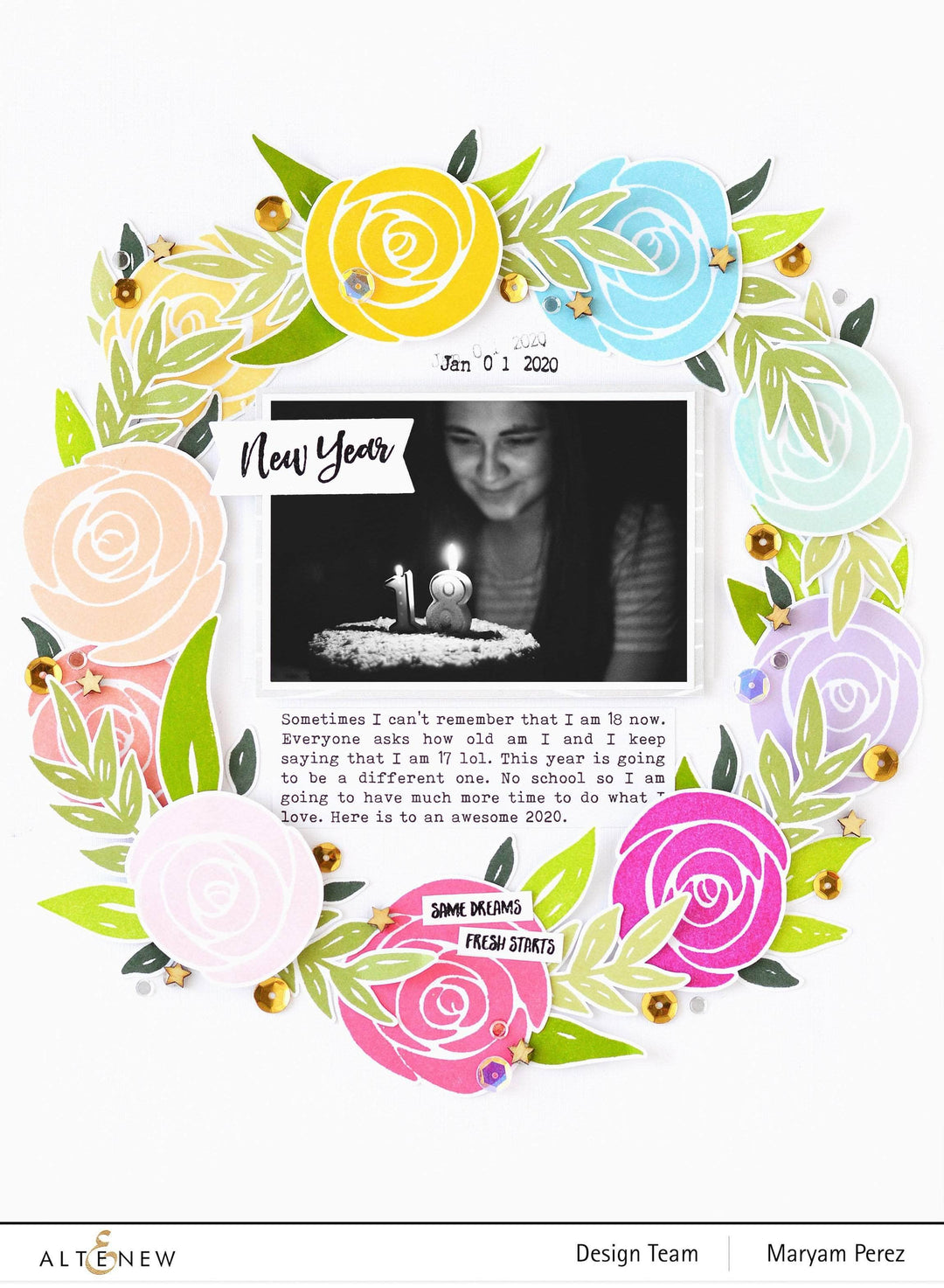 Photocentric Clear Stamps New Beginnings Stamp Set