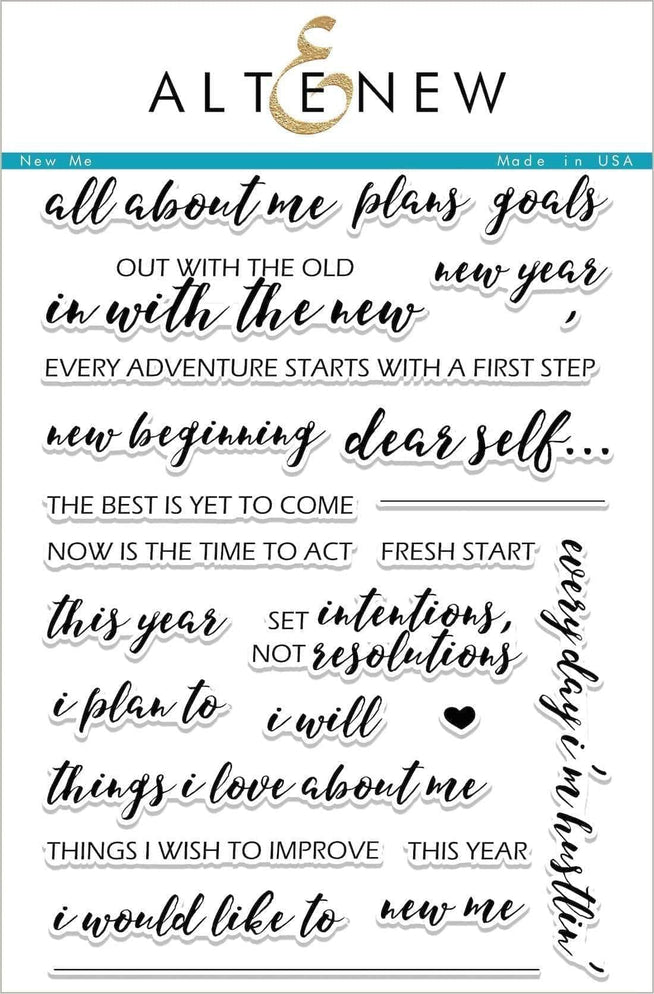 Photocentric Clear Stamps New Me Stamp Set