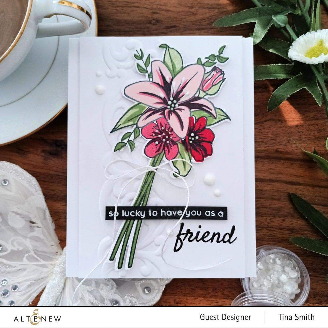 Photocentric Clear Stamps Our Friendship Blooms Stamp Set