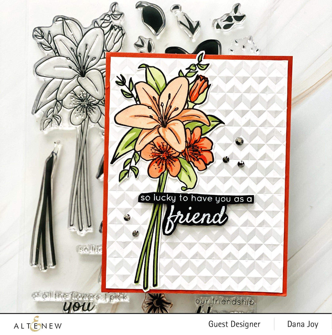 Photocentric Clear Stamps Our Friendship Blooms Stamp Set