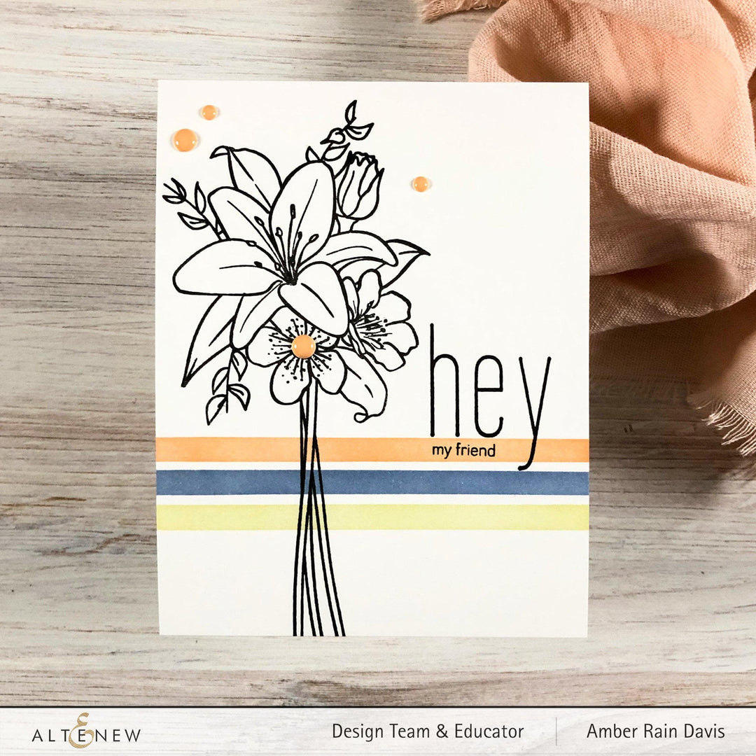 Photocentric Clear Stamps Our Friendship Blooms Stamp Set