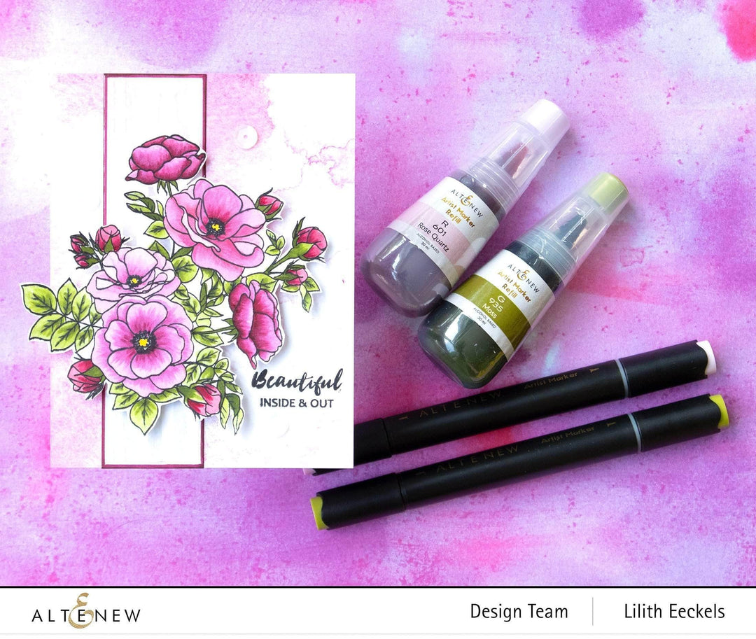 Photocentric Clear Stamps Paint-A-Flower: Anemone Outline Stamp Set