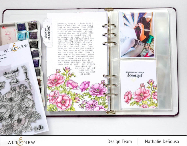 Photocentric Clear Stamps Paint-A-Flower: Anemone Outline Stamp Set