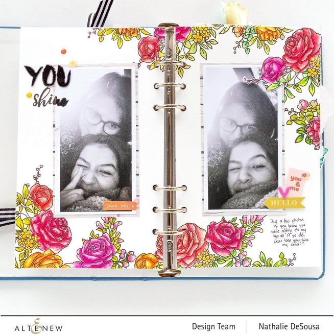 Photocentric Clear Stamps Paint-A-Flower: Rose Outline Stamp Set