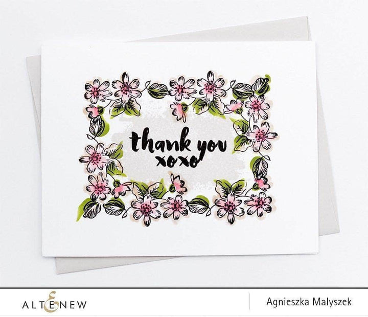 Photocentric Clear Stamps Painted Greetings Stamp Set