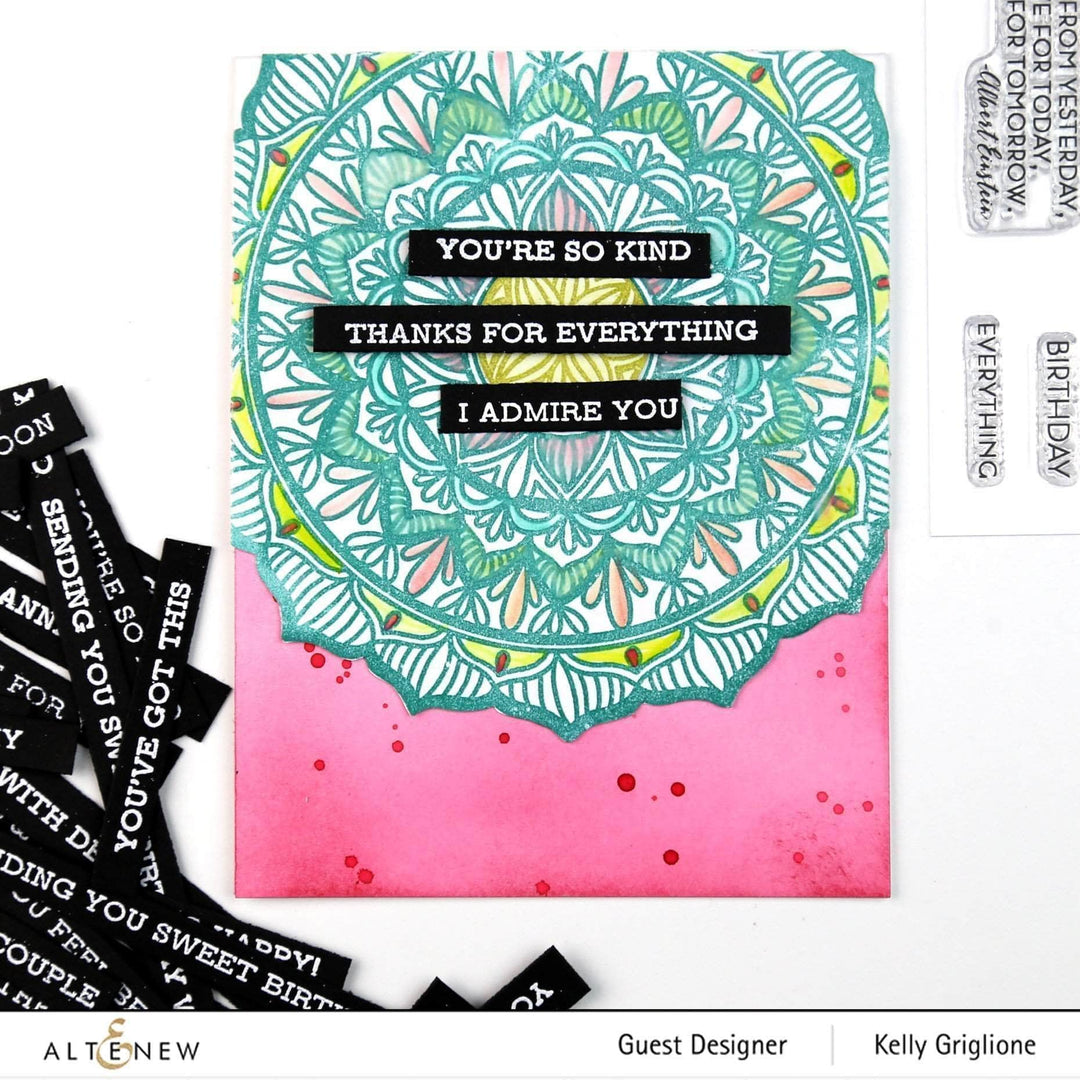 Photocentric Clear Stamps Pen Sketch Mandala Stamp Set