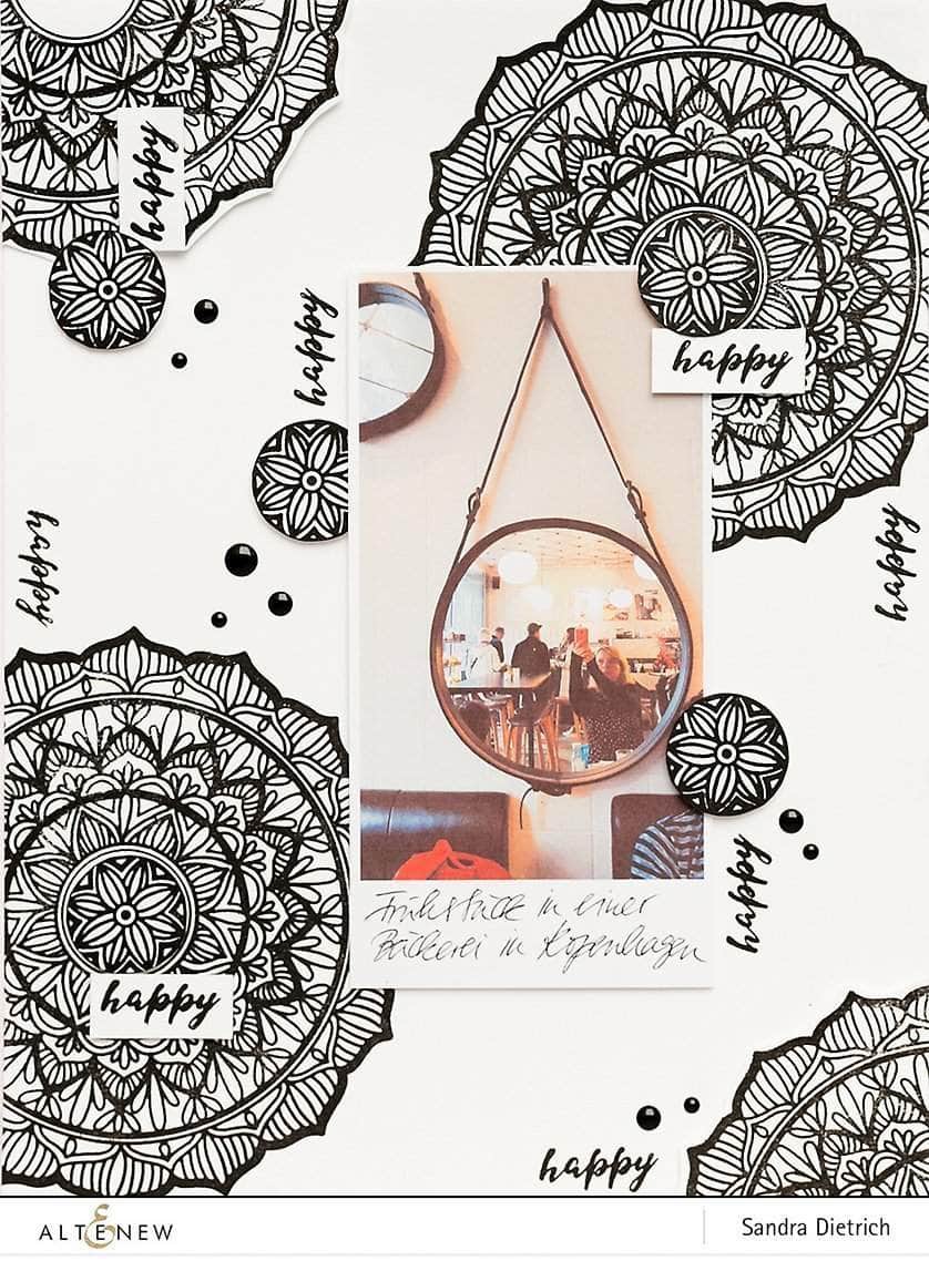Photocentric Clear Stamps Pen Sketch Mandala Stamp Set
