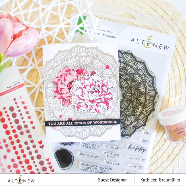 Photocentric Clear Stamps Pen Sketch Mandala Stamp Set