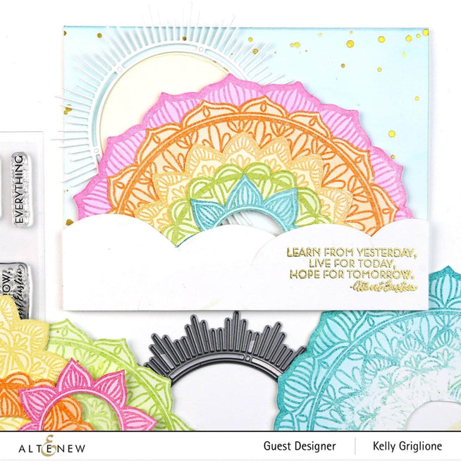 Photocentric Clear Stamps Pen Sketch Mandala Stamp Set
