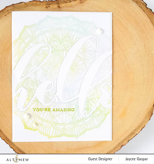Photocentric Clear Stamps Pen Sketch Mandala Stamp Set
