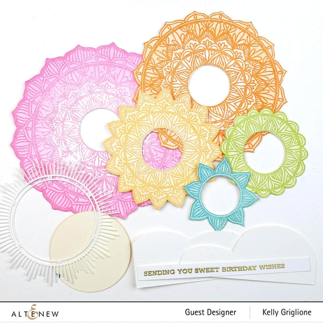 Photocentric Clear Stamps Pen Sketch Mandala Stamp Set