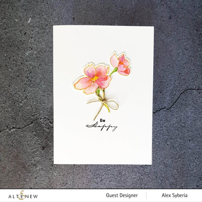 Photocentric Clear Stamps Pen Sketched Flowers Stamp Set
