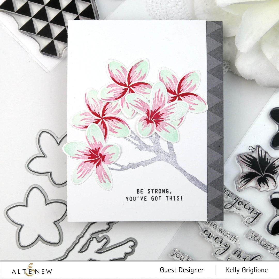 Photocentric Clear Stamps Playful Plumeria Stamp Set