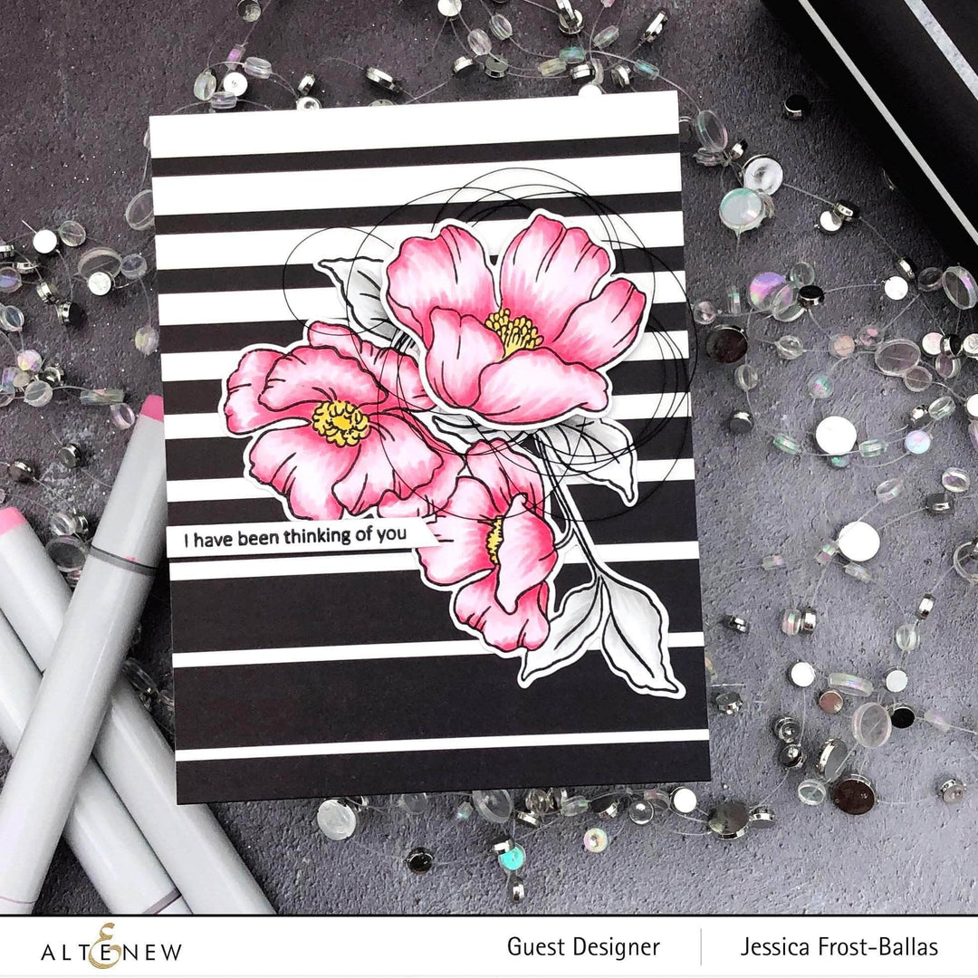 Photocentric Clear Stamps Poppy Garden Stamp Set