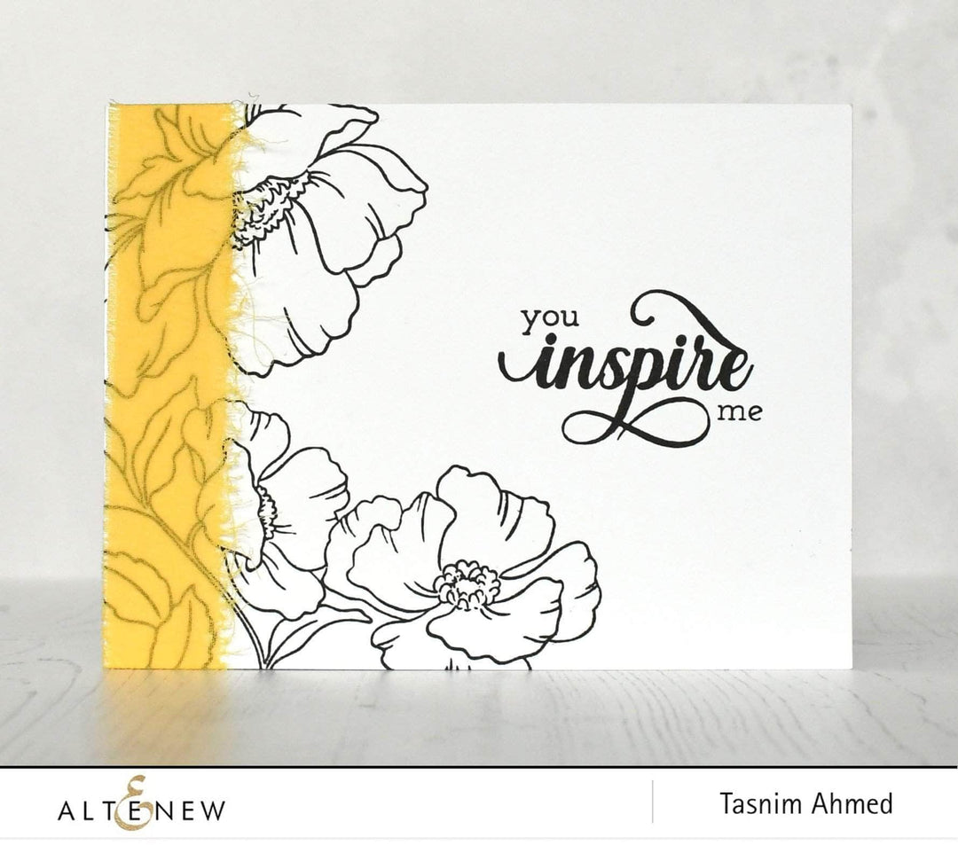 Photocentric Clear Stamps Poppy Garden Stamp Set