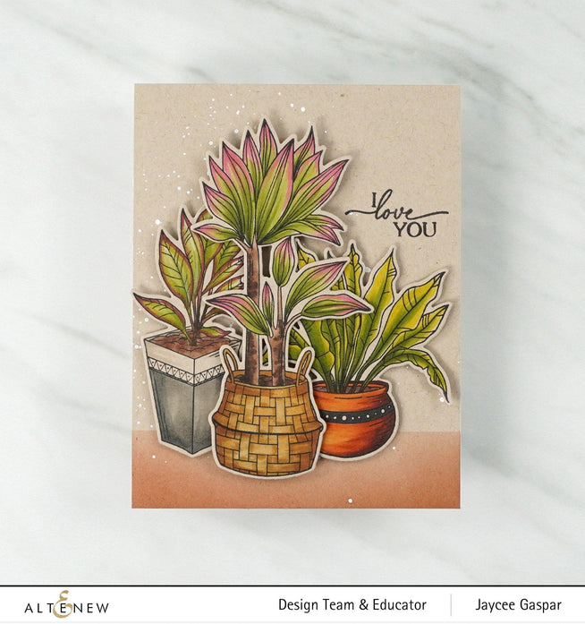 Photocentric Clear Stamps Pots and Plants Stamp Set