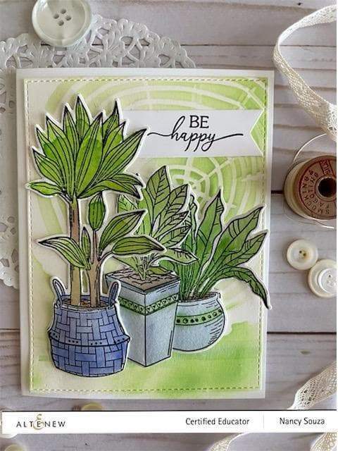 Photocentric Clear Stamps Pots and Plants Stamp Set