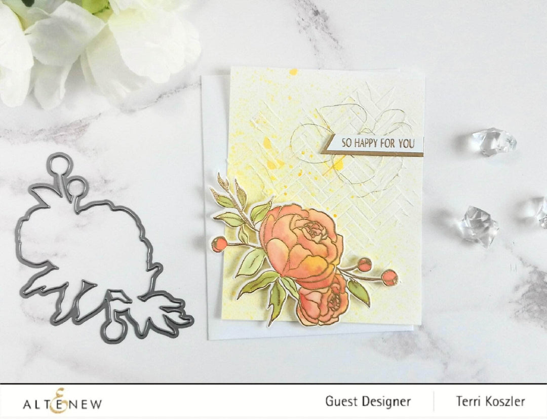 Photocentric Clear Stamps Precious Peony Stamp Set