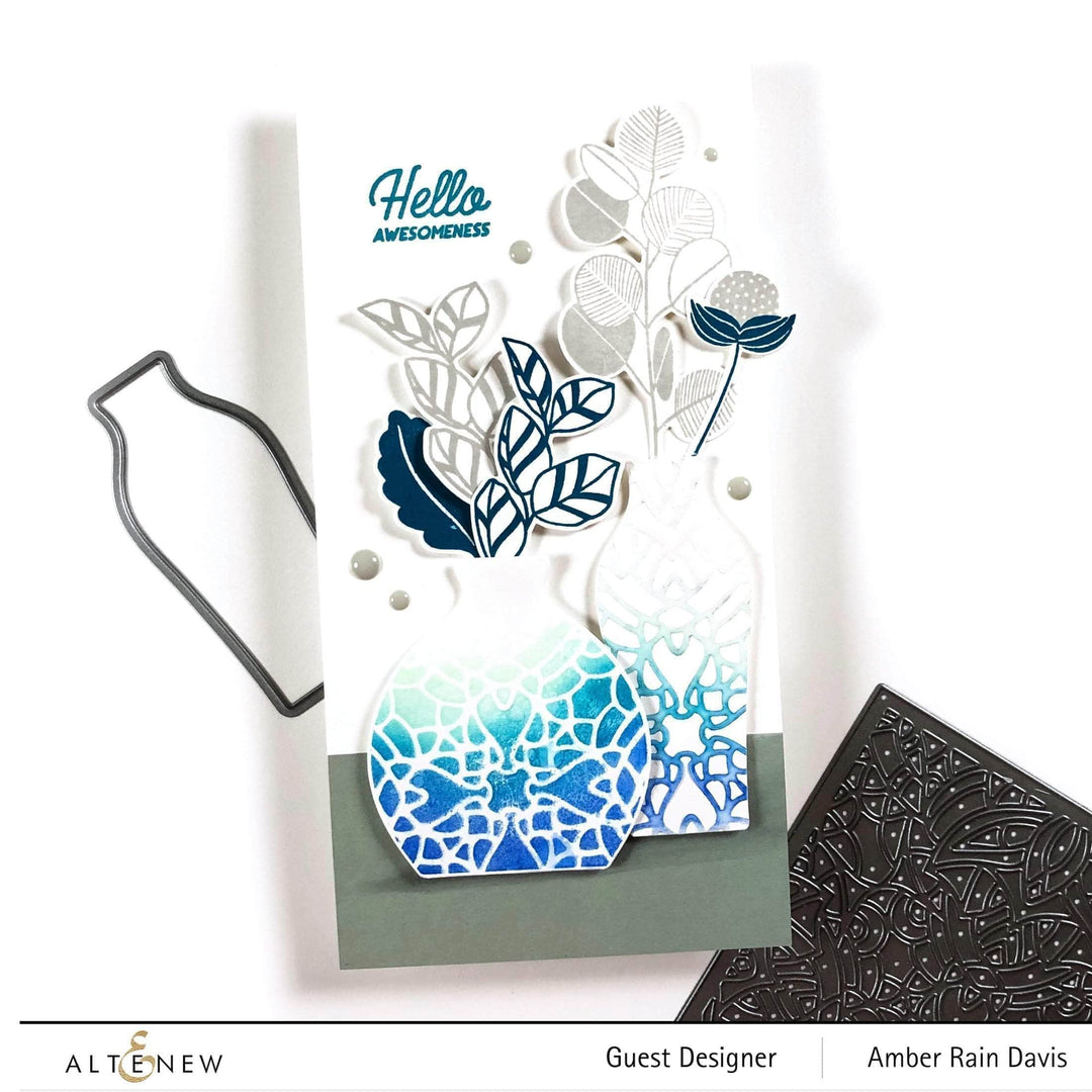 Photocentric Clear Stamps Retro Plantines Stamp Set
