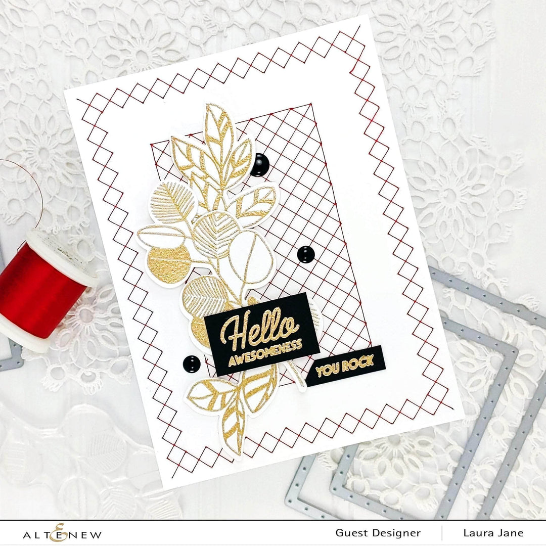 Photocentric Clear Stamps Retro Plantines Stamp Set