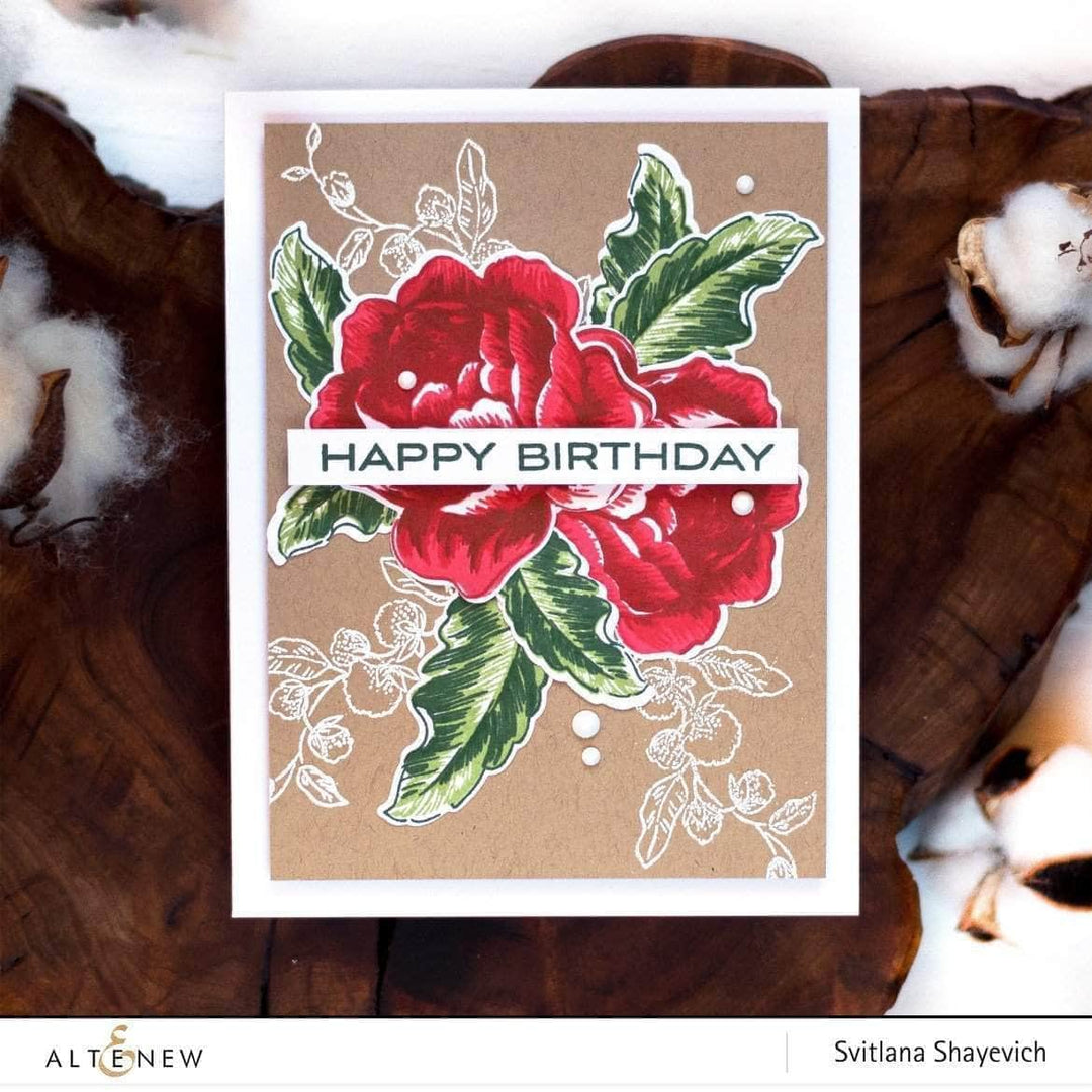 Photocentric Clear Stamps Rose Blossom Stamp Set