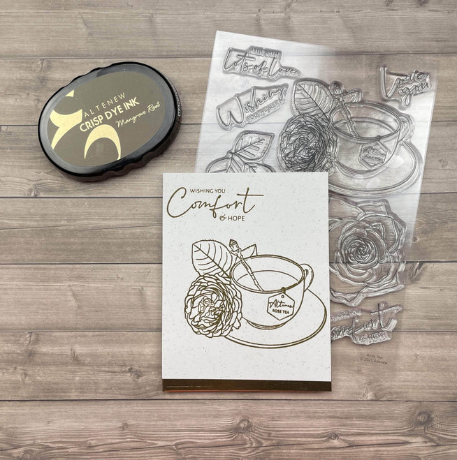 Photocentric Clear Stamps Rose Tea Stamp Set