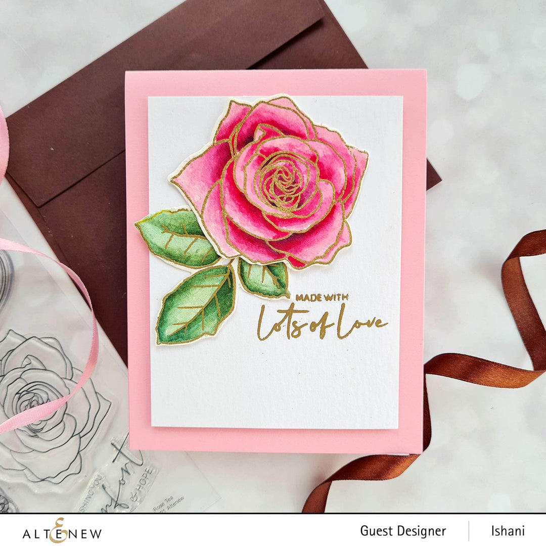 Photocentric Clear Stamps Rose Tea Stamp Set