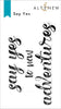 Photocentric Clear Stamps Say Yes Stamp Set
